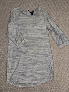 GAP Light Blue Gray Midi Tunic Dress